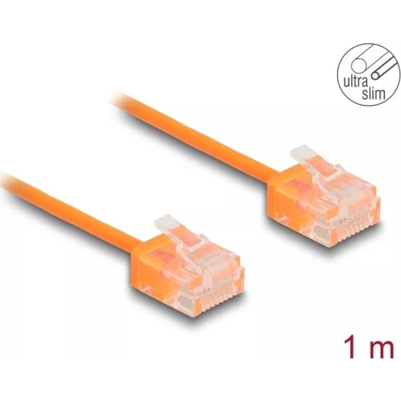 Tinklo laidas DeLOCK RJ45 Cat.6 UTP 1 m oranžinis