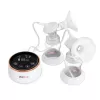 Elektrinis dvigubas krūties siurblys neno Bella Twin Moon — belaidis, dviejų fazių, LCD, 150 ml buteliukai, perlinis
