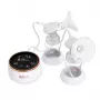 Elektrinis dvigubas krūties siurblys neno Bella Twin Moon — belaidis, dviejų fazių, LCD, 150 ml buteliukai, perlinis