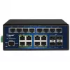 ALLNET ALL-SGI8120PM pramoninis PoE+ komutatorius 20+4 prievadų 10/100/1000 Mbps