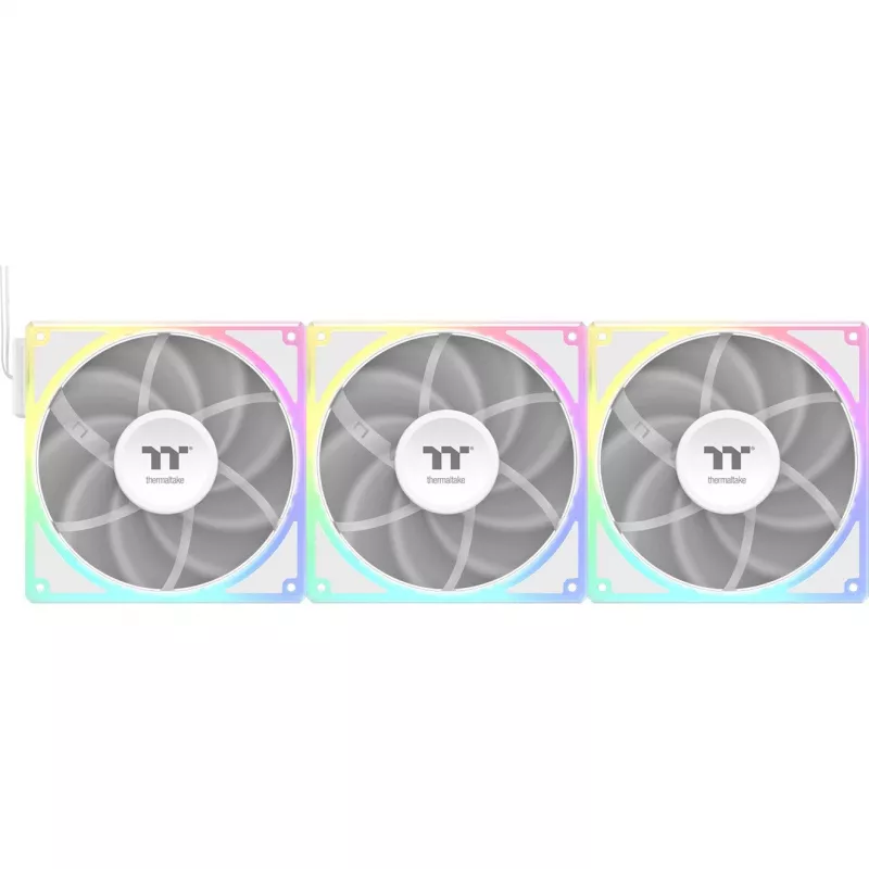 Aušinimo ventiliatorių rinkinys THERMALTAKE TOUGHFAN EX 140 ARGB Sync White — 140mm, 3 vnt. pakuotė