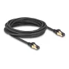 Tinklo kabelis DeLOCK RJ45 Cat.6A kištukas–kištukas S/FTP 5 m juodas