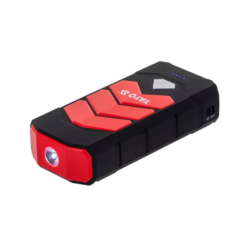 Automobilio starteris YATO YT-83081 automobilinė išorinė baterija 9000 mAh 9000 mAh juoda, oranžinė