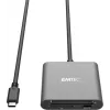 Kortelių skaitytuvas Emtec ECCAREADT610C USB 3.1 pilkas