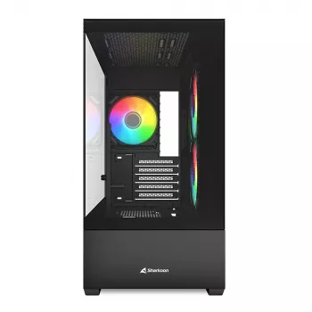 PC korpusas Sharkoon MK6 RGB Midi Tower baltas