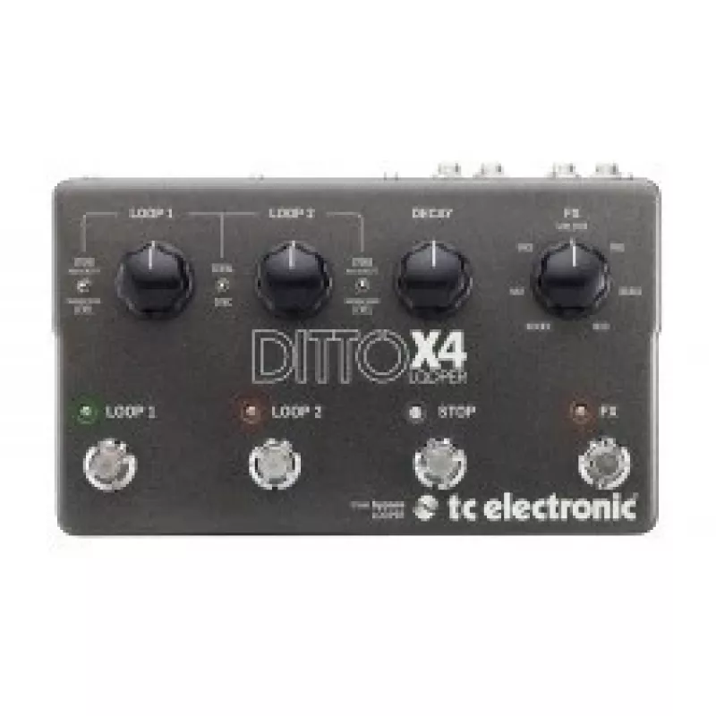 Ciklinis grotuvas TC Electronic Ditto X4 2 takelių ciklinis grotuvas, 60 minučių ciklo trukmė