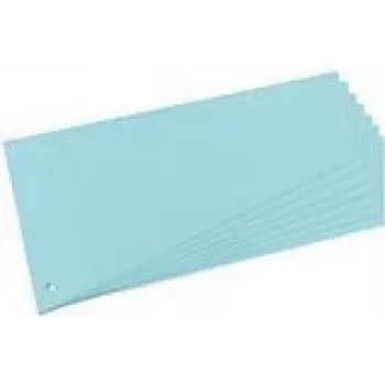 Skirtukų kartonas Herlitz 10836526 mėlynas 100 vnt. 190 g/m²
