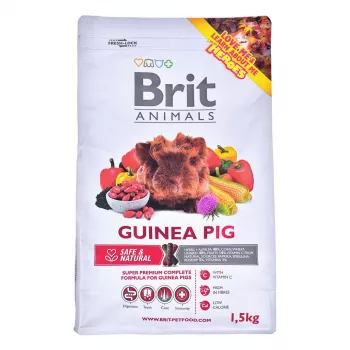 Brit Animals Guinea Pig Complete sausas pašaras jūrų kiaulytėms, 1,5 kg