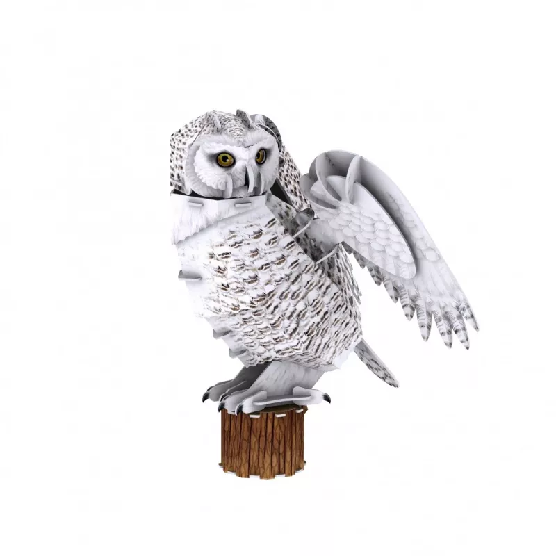„CubicFun 3D“ dėlionė „NG Snow Owl“, 32 dalys, gyvūnai, amžius 8+