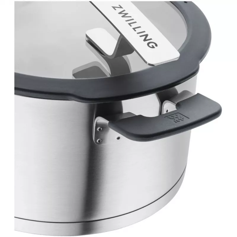 ZWILLING SIMPLIFY 66870-004-0 puodų rinkinys iš nerūdijančio plieno 4 vnt. Sidabrinė, juoda
