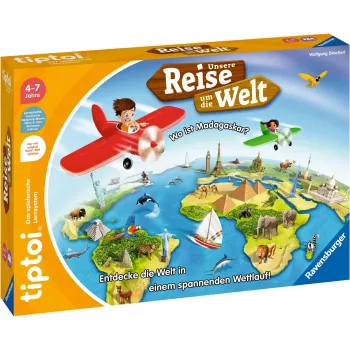 tiptoi Unsere travel around the world, stalo žaidimas
