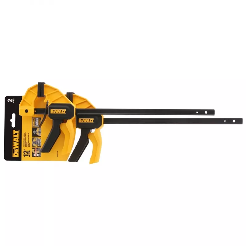 Spaustuvas DeWalt DWHT0-83158, pakuotėje 2 vnt., metalinis dirbtuvių spaustuvas