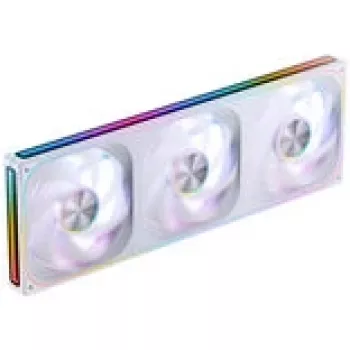 Korpuso ventiliatorių rinkinys Jonsbo ZA-420W — 3×140 mm PWM ARGB, baltas
