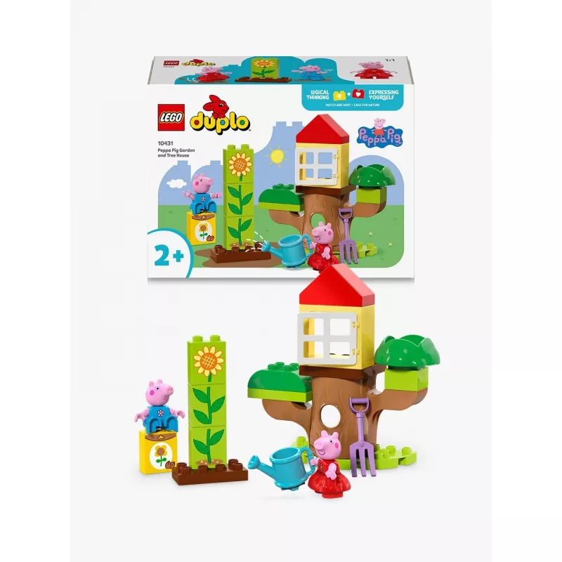 Lego 10431 Duplo Peppa Pig sodas ir medžio namelis