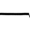 LAPP 73220246 Spiralinis kabelis UNITRONIC® SPIRAL 200 mm / 800 mm 3 x 0,25 mm² juodas 1 vnt. (73220246)