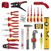 Knipex 00 21 33 E mechanikų įrankių rinkinys 22 įrankiai