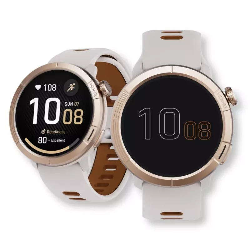 Išmanusis laikrodis Stelio STSWA102GT Activ Pro GPS 46 mm auksinis titanas — GPS, 46 mm korpusas, titano apdaila
