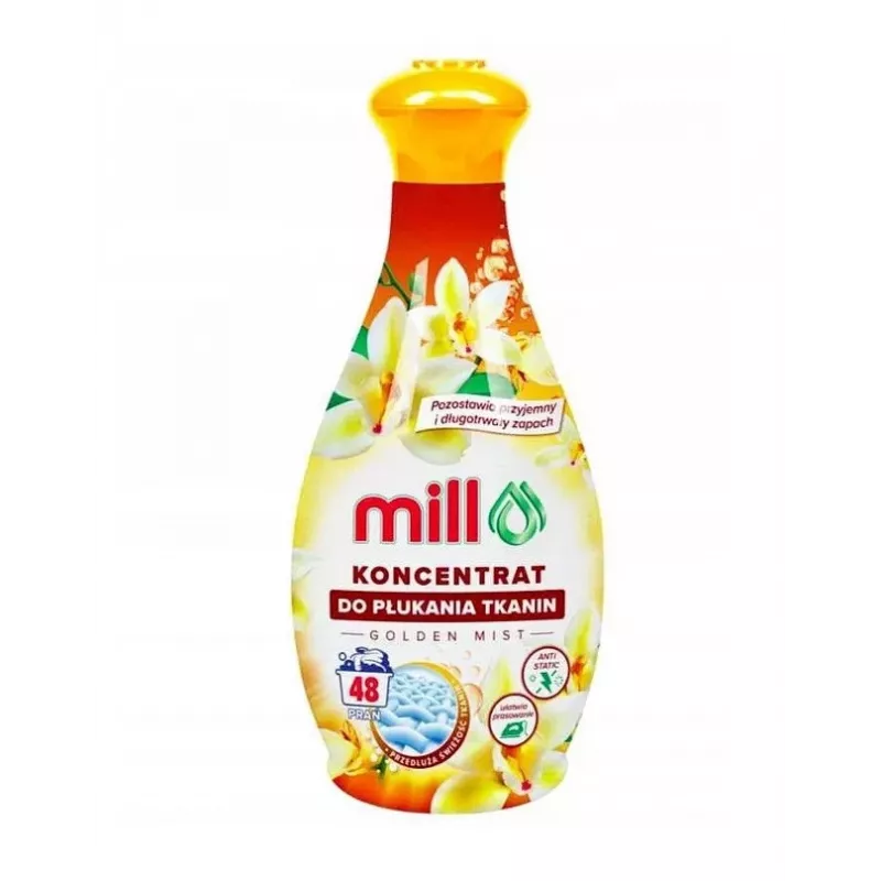 MILL Fabric softener concentrate GOLDEN MIST 1.3 l, 48 skalavimai