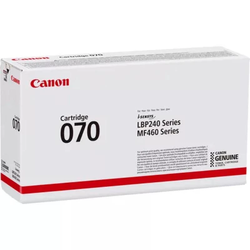 Canon 070 tonerių kasetė 1 vnt. Originali juoda