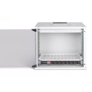 Prie sienos montuojamas tinklo stovas DIGITUS SOHO Pro 19 colių 9U, 540 x 400 mm, IP20, raktinis užraktas, 60 kg