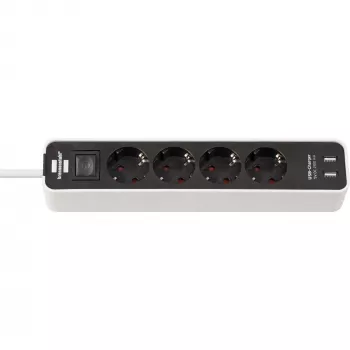 Power Extension Brennenstuhl Ecolor 1.5m 4 AC Outlets Indoor Juoda White