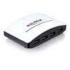 USB šakotuvas DeLOCK 4 prievadų 5000 Mbit/s juoda balta