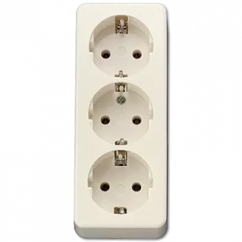 Elektros maitinimo kištukas C tipo JUNG 10S23LA Ivory 3P