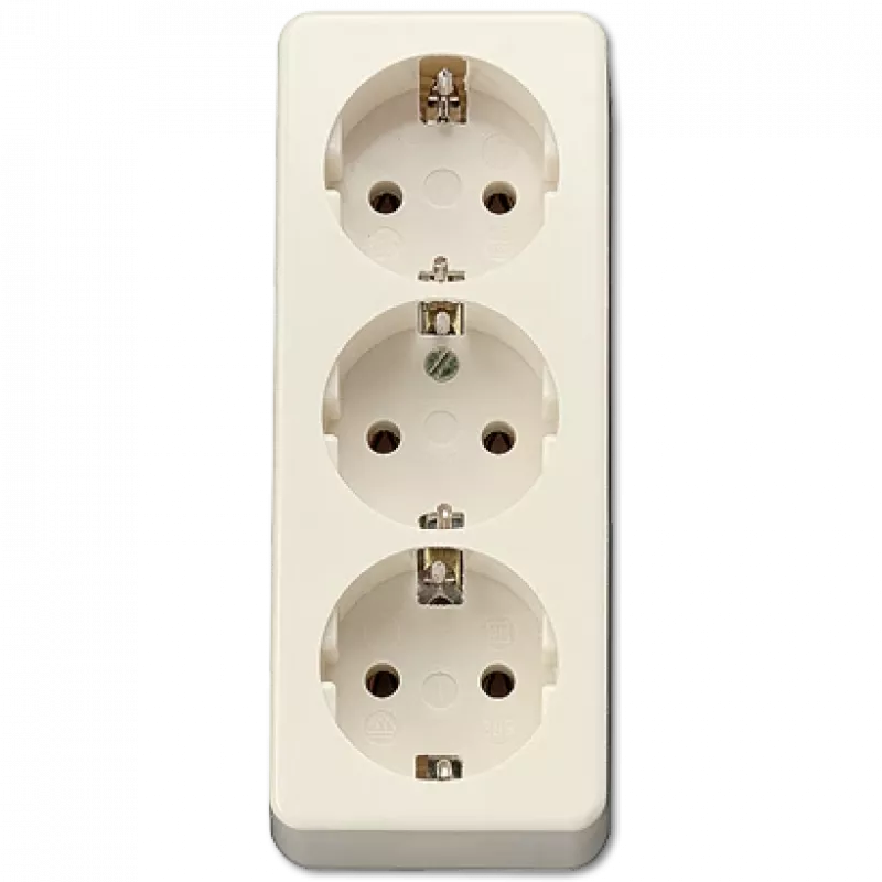 Elektros maitinimo kištukas C tipo JUNG 10S23LA Ivory 3P