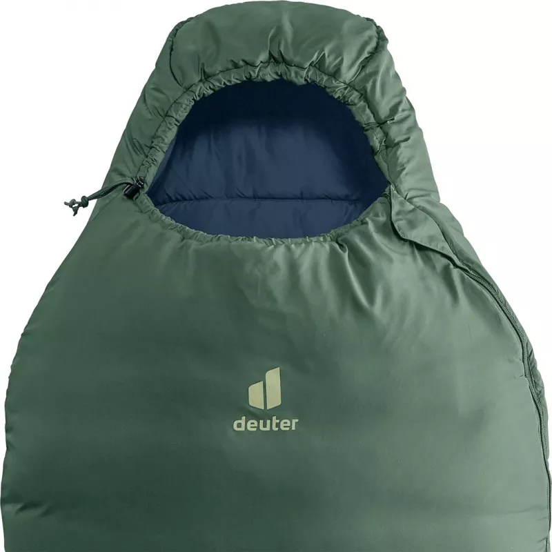 Miegmaišis DEUTER Orbit -5C/23F Suaugusiųjų žygiams, 2080×750×500 mm, sintetinis, žalias