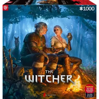 Good Loot Gaming Puzzle: The Witcher Journey of Ciri, 1000 dalių