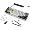 Sharkoon SGK50 S4 klaviatūra Namų USB QWERTZ Vokiečių Balta RGB LED 60%