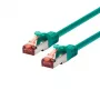 Tinklo kabelis LOGON TCF66F003G RJ-45 Cat6a 0,3 m žalias