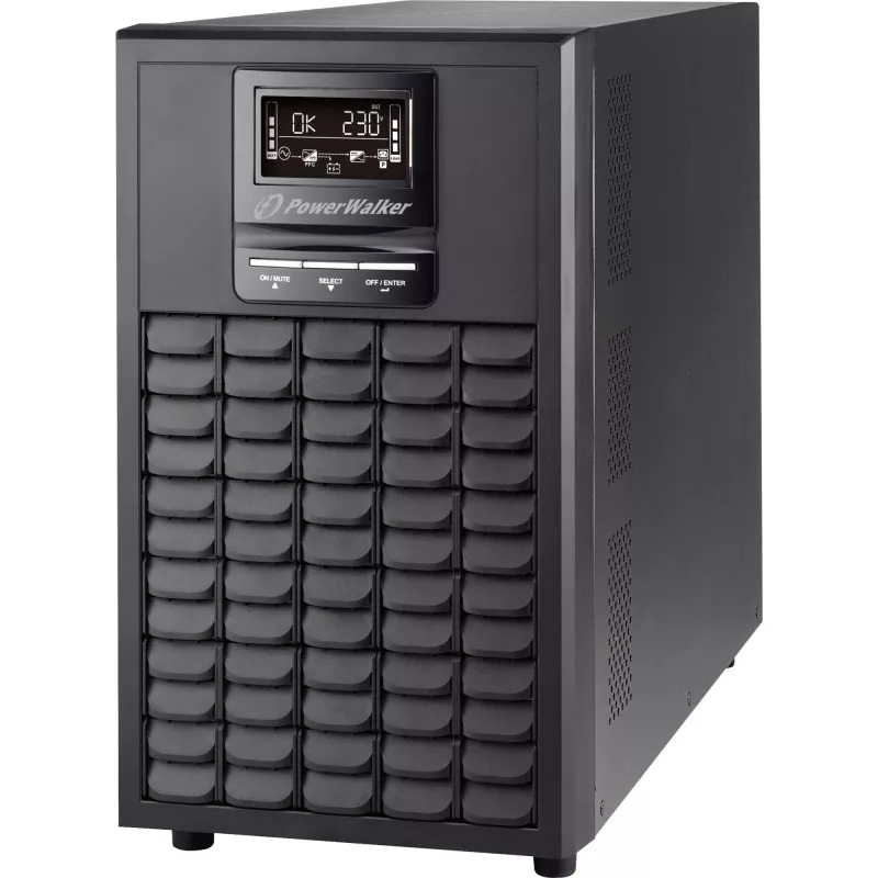 PowerWalker VFI 3000 CG PF1 Dvigubo keitimo (Online) 3 kVA 3000 W 9 kintamosios srovės lizdai