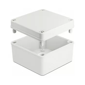 DeLOCK montavimo korpusas IP65 atsparus vandeniui 125 x 125 x 75 mm pilkas