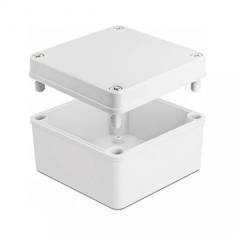 DeLOCK montavimo korpusas IP65 atsparus vandeniui 125 x 125 x 75 mm pilkas