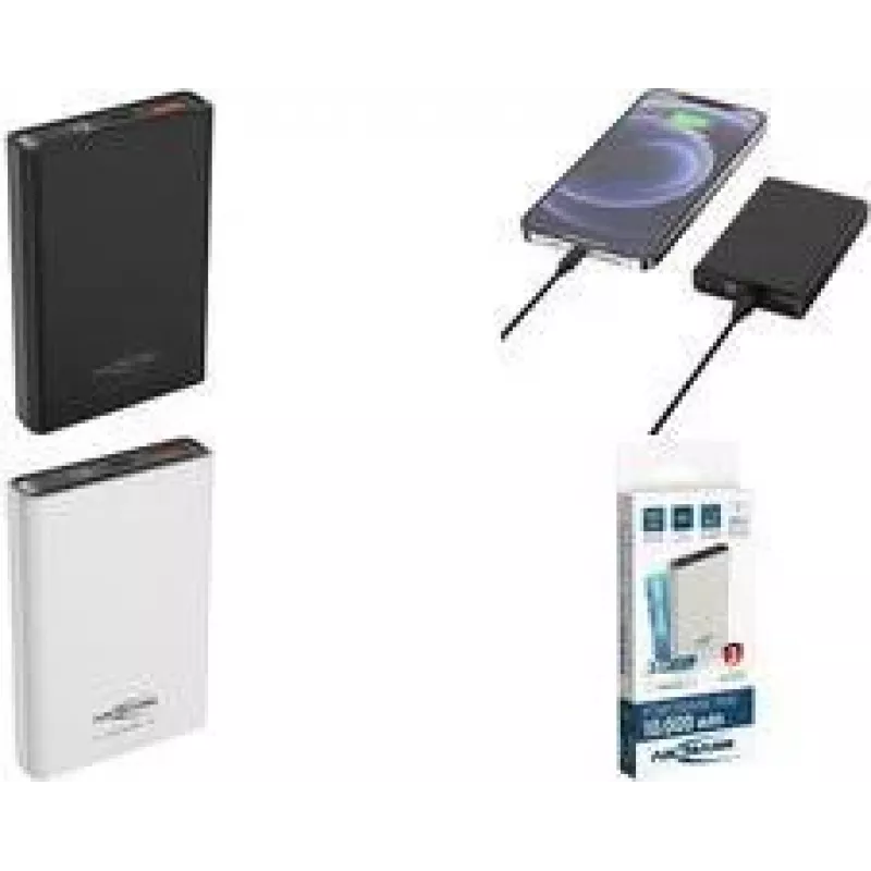 PB222PD Powerbank 10000 mAh LiPo USB-A USB-C Juoda (1700-0154)