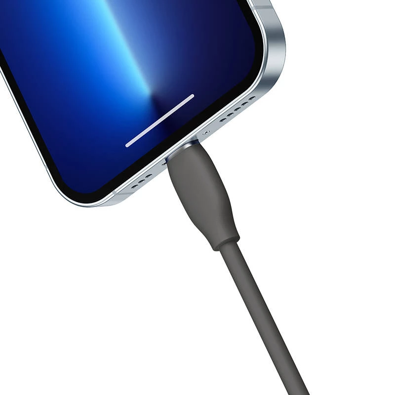 Baseus Jelly laidas USB-C į Lightning, 20 W, 1,2 m (juodas)