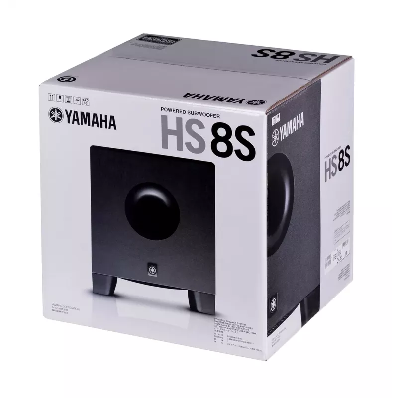Yamaha HS8S žemų dažnių garsiakalbis, juodas 150 W