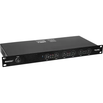 Stiprintuvas Omnitronic XDA-1206 Class-D 6 kanalų, 1200 W bendra galia
