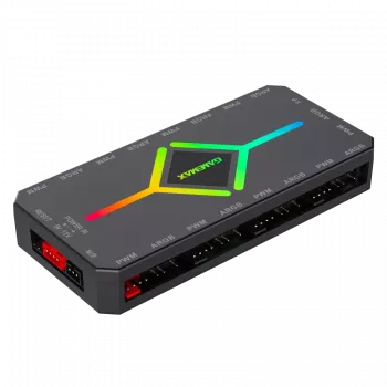 Gamemax | Nuotolinio valdymo pultelis | V4.0 ARGB PWM HUB BK | Juoda | Gamemax