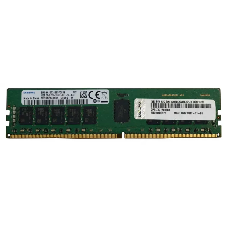 Lenovo 4X77A77495 atminties modulis 16 GB 1 x 16 GB DDR4 288 kontaktų DIMM ECC