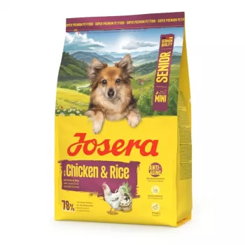 Sausas šunų maistas JOSERA Mini Senior Chicken & Rice 3 kg mažiems senjorams