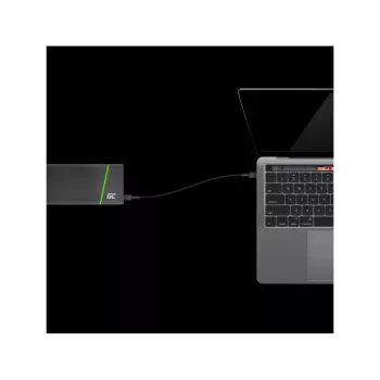 Green Cell KABGC31 USB laidas USB 2.0 0,3 m USB C Juoda
