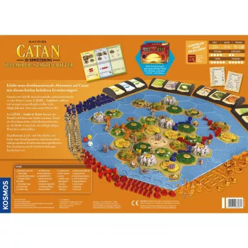 Stalo žaidimas Kosmos KOO Catan 3D – Seefahrer + Cities & Knights plėtinių rinkinys