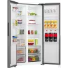 Gorenje HZF55082 NRS917E41XWD G400, Pastatomas, Amerikietiškos durys, Pilka, 2 durys (-ų), Jutiklinis, LED