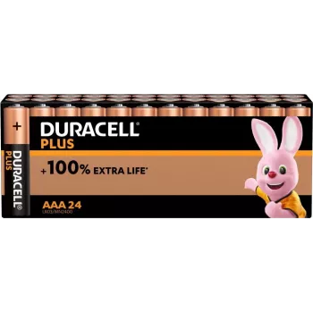 Duracell BATT.PLUS AAA, 24er-Pack vienkartinė baterija šarminė