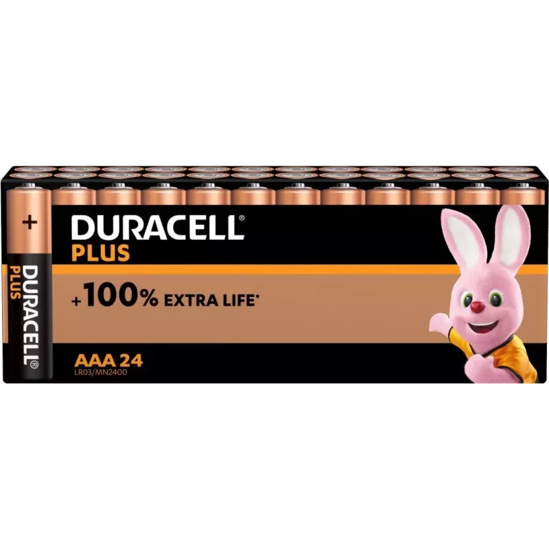 Duracell BATT.PLUS AAA, 24er-Pack vienkartinė baterija šarminė