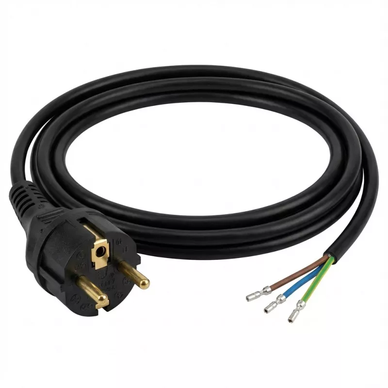 EFB-Elektronik maitinimo laidas su įžeminimo kištuku 90° – atviras galas AE 1,8 m, 3 x 0,75 mm² Gamintojas: EFB Elektronik (EK504AE.1,8)