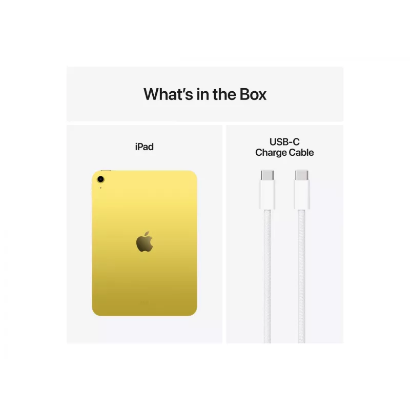 Planšetinis kompiuteris Apple iPad 11 colių A16 512GB iPadOS 18 Geltona