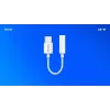USB Type 3.1 C (M) – Jack 3.5mm (F) garso adapteris baltas SAVIO AK-51